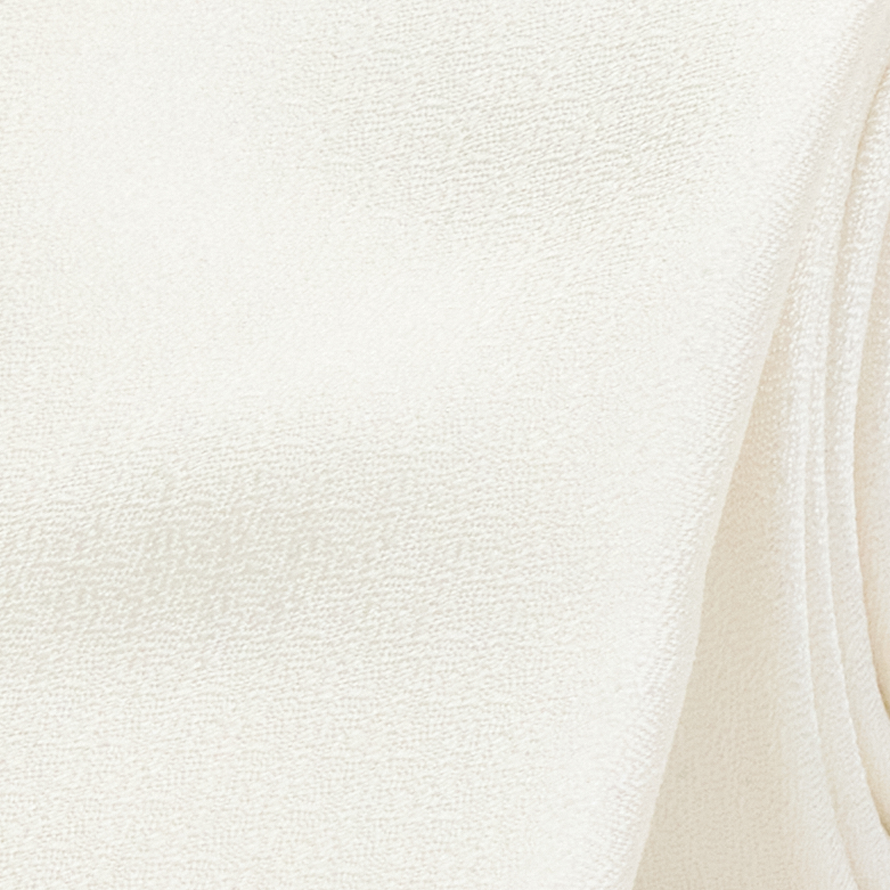Off White Premium Silk Textured Bow Tie