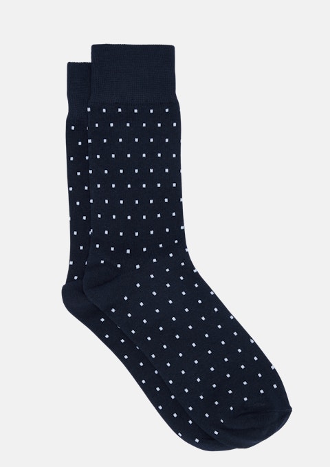 Dark Blue Sharp Spot Socks
