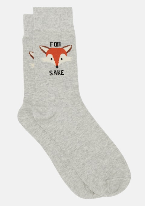 Grey Fox Sake Sock