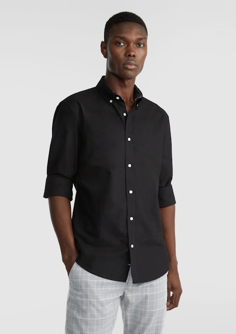 Black Winston Oxford Shirt